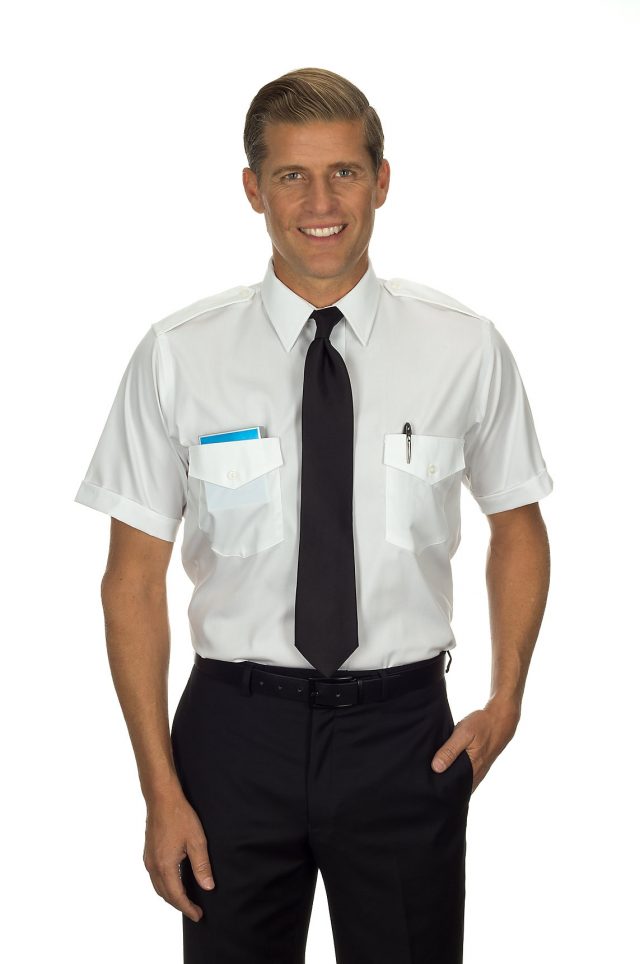 "THE COMMANDER" STYLE SHIRT by Van Heusen - Regular or Tallman Fits, Short/Long Sleeve, White Only-0