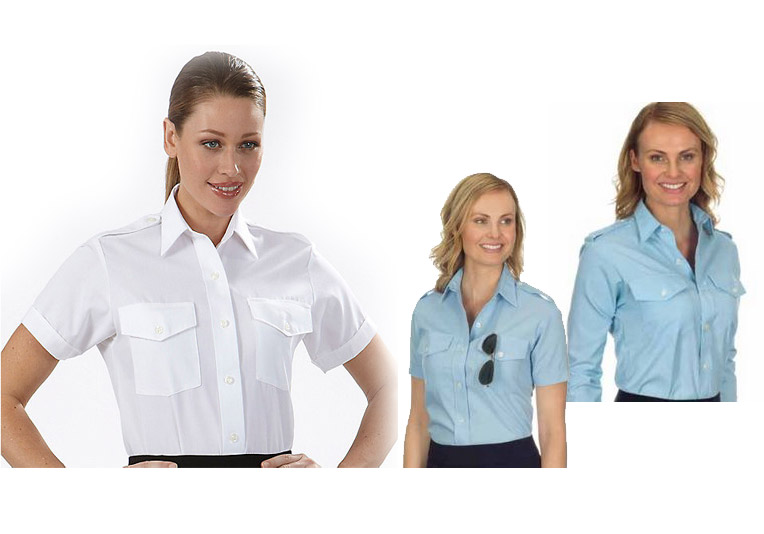Van Heusen Ladies Aviator Pilot Shirt