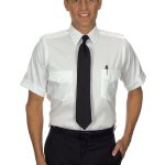 “THE AVIATOR ALL COTTON NON-IRON” NEW from Vanheusen – Regular Fit, Short Sleeve, White Only-242