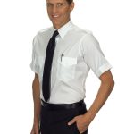 “THE AVIATOR ALL COTTON NON-IRON” NEW from Vanheusen – Regular Fit, Short Sleeve, White Only-246